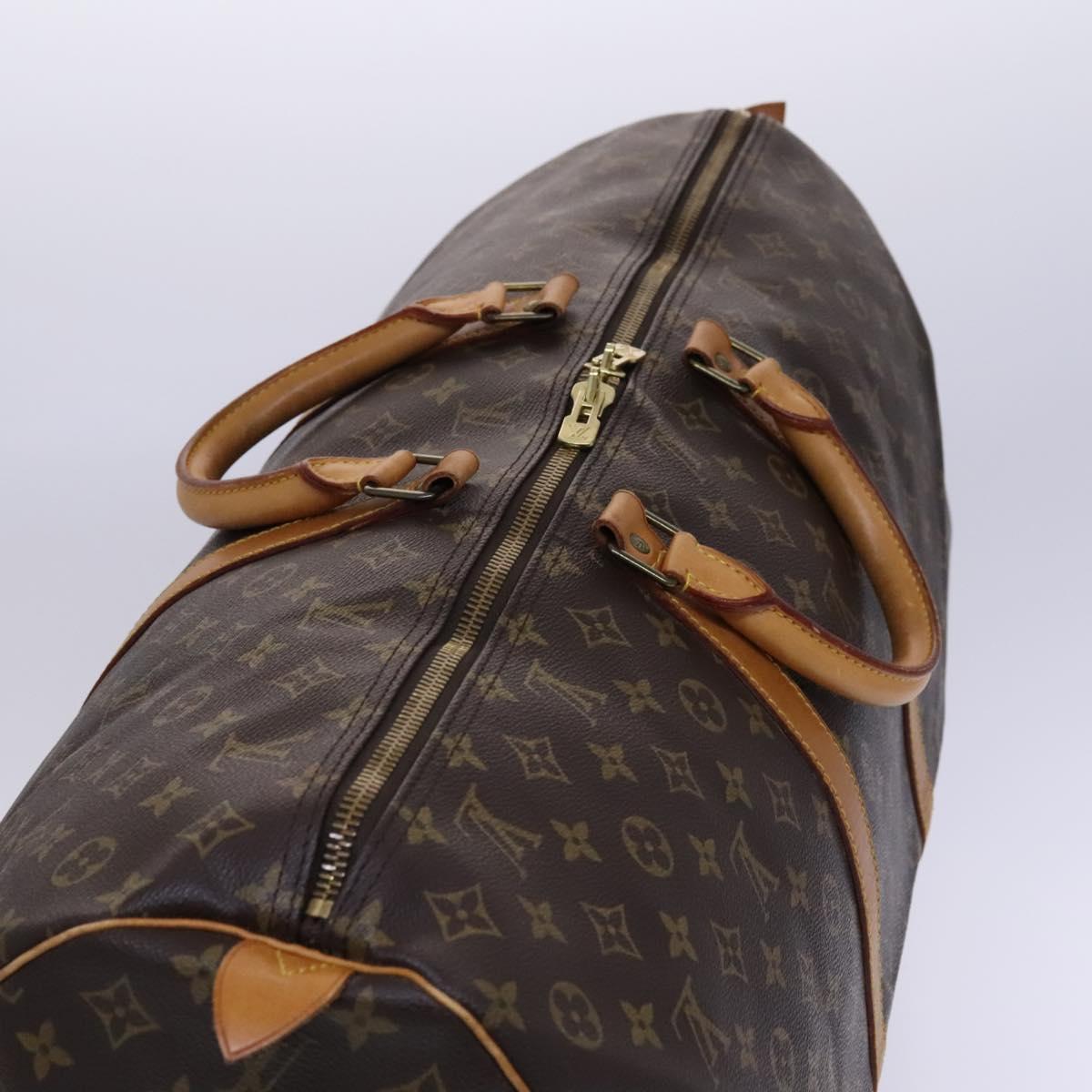 LOUIS VUITTON Monogram Keepall 60 Boston Bag M41422 LV Auth 113321