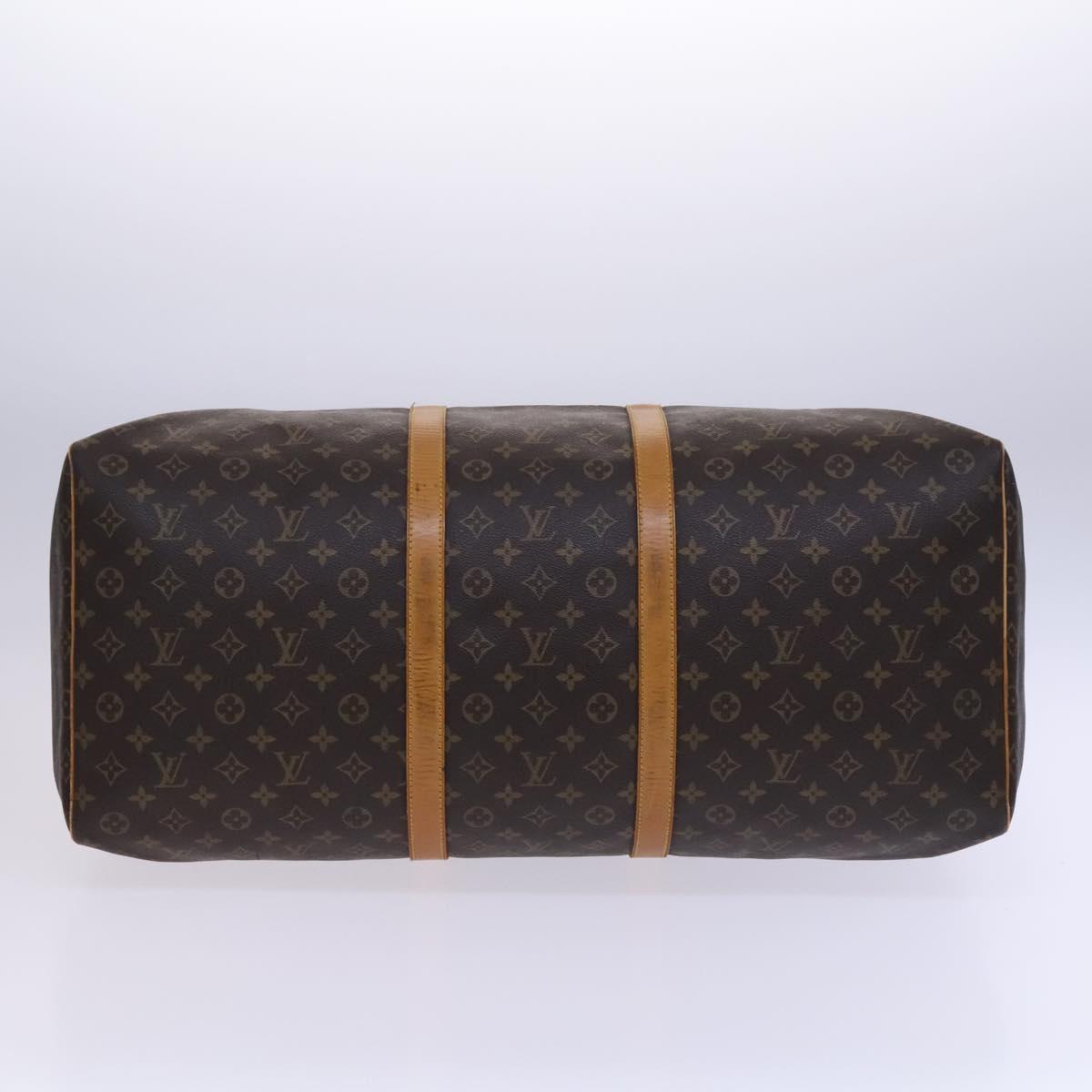 LOUIS VUITTON Monogram Keepall 60 Boston Bag M41422 LV Auth 113321