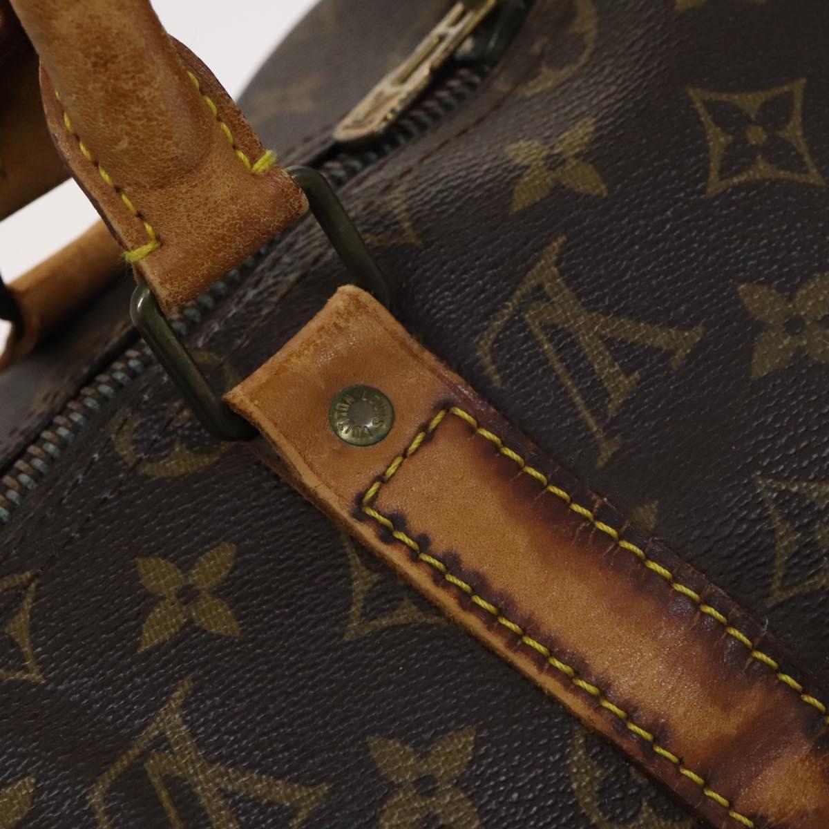 LOUIS VUITTON Monogram Keepall 50 Boston Bag M41426 LV Auth 113425