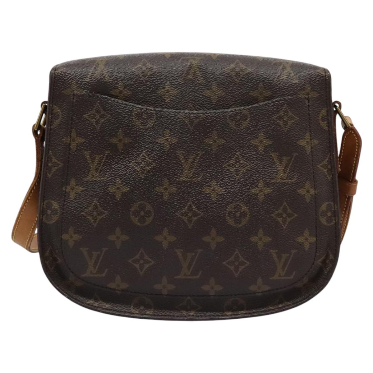 LOUIS VUITTON Monogram Saint Cloud GM Shoulder Bag M51242 LV Auth 113428