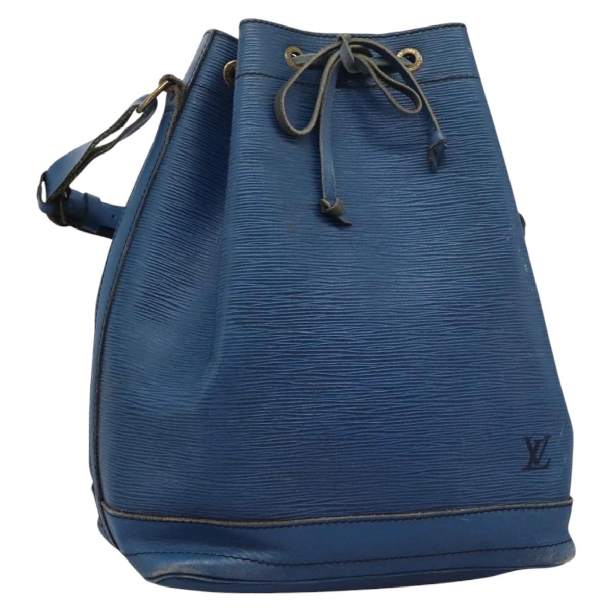 LOUIS VUITTON Epi Noe Shoulder Bag Vintage Toledo Blue M44005 LV Auth 113459