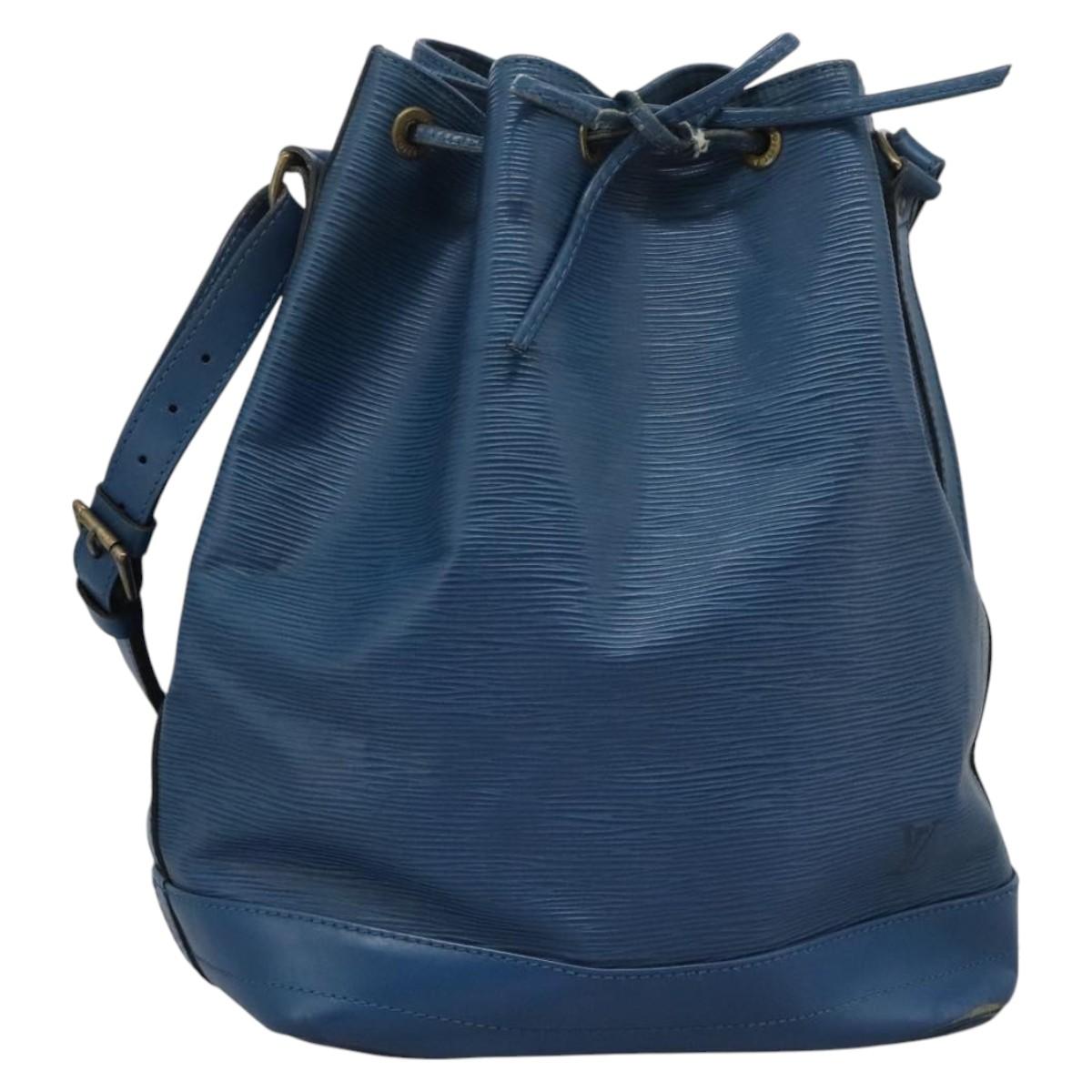 LOUIS VUITTON Epi Noe Shoulder Bag Toledo Blue M44005 LV Auth 113460