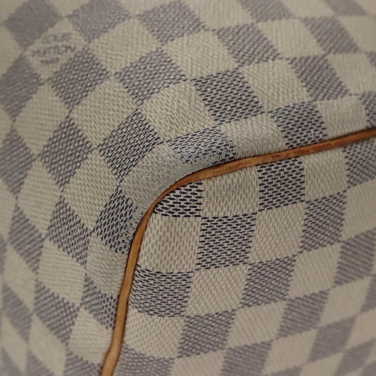 LOUIS VUITTON Damier Azur Speedy 30 Hand Bag N41533 LV Auth 113463