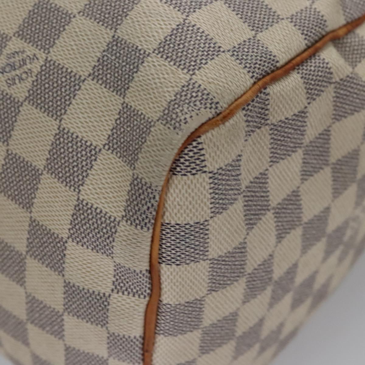 LOUIS VUITTON Damier Azur Speedy 30 Hand Bag N41533 LV Auth 113463