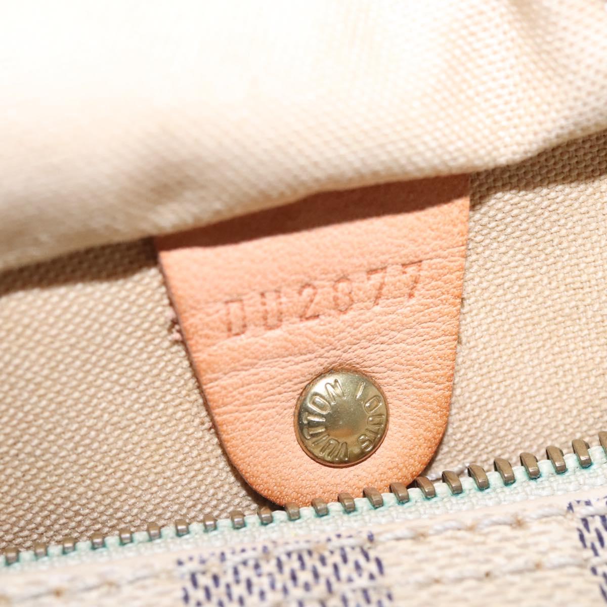 LOUIS VUITTON Damier Azur Speedy 30 Hand Bag N41533 LV Auth 113463