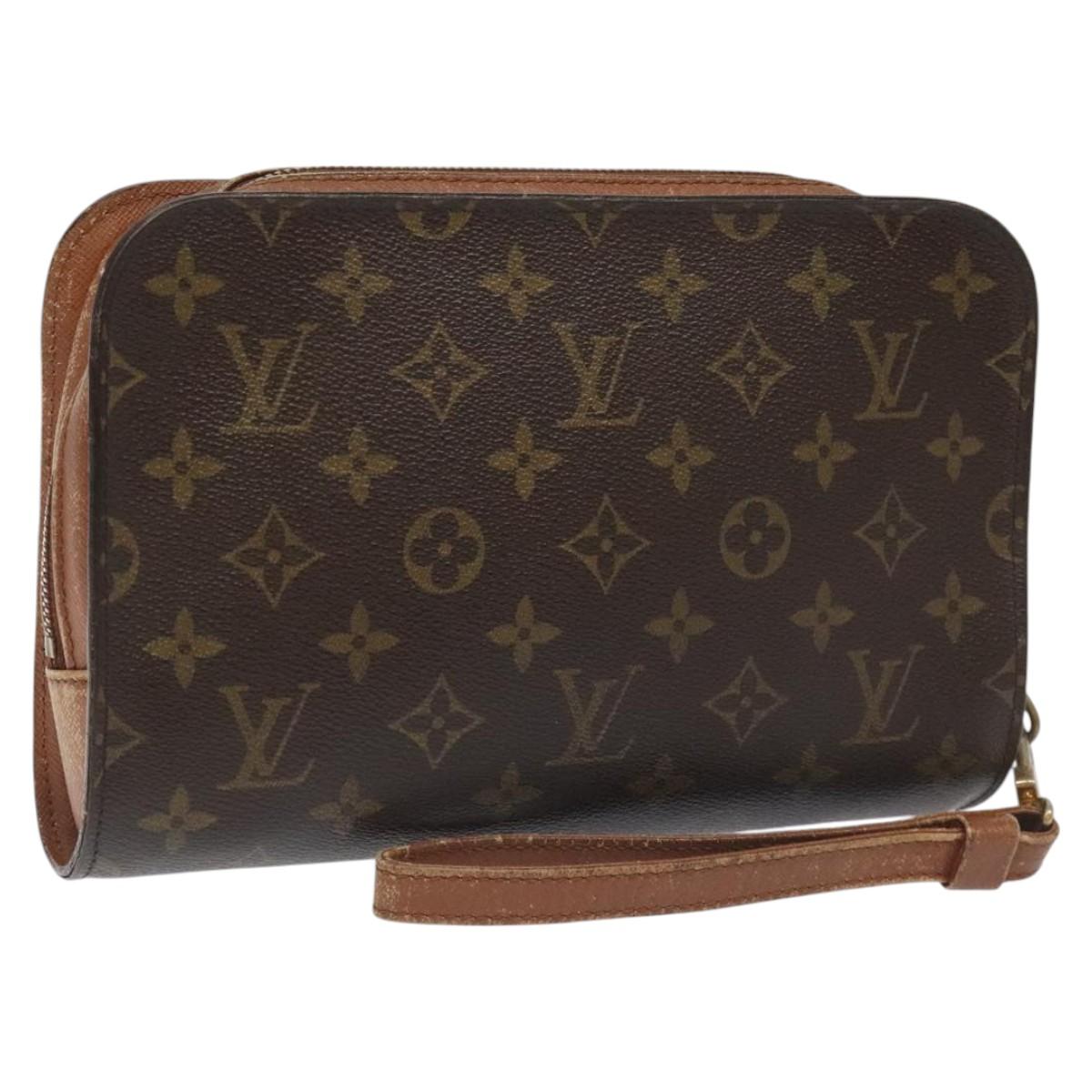 LOUIS VUITTON Monogram Orsay Clutch Bag M51790 LV Auth 113491
