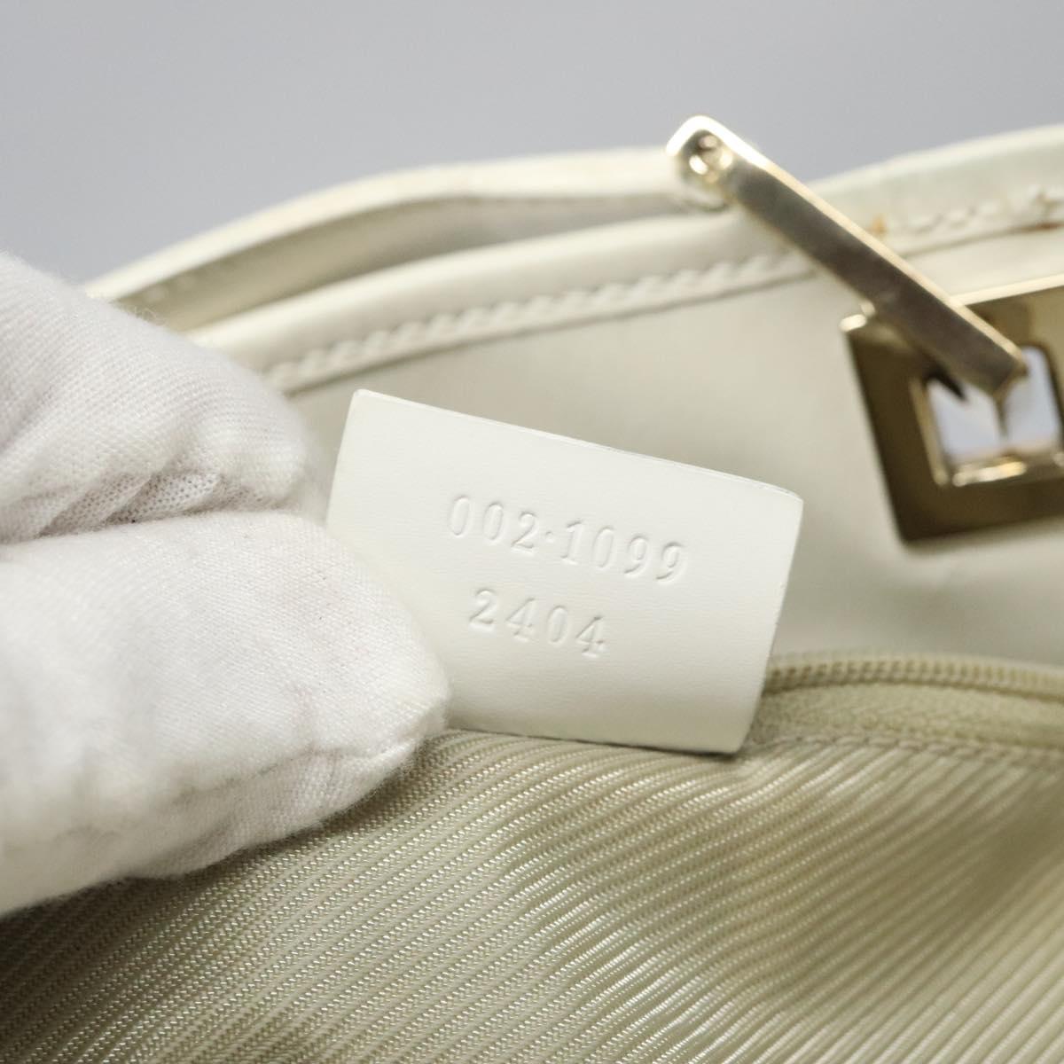 GUCCI GG Canvas Tote Bag Light Blue Gold 002 1099 Auth 113505