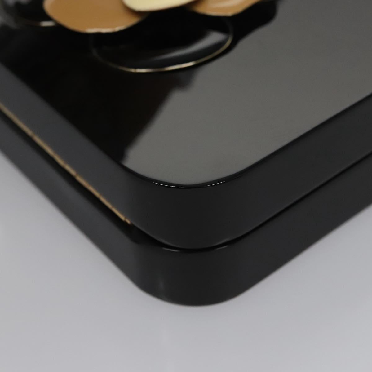 Salvatore Ferragamo Hand Bag plastic Black Auth 113518S