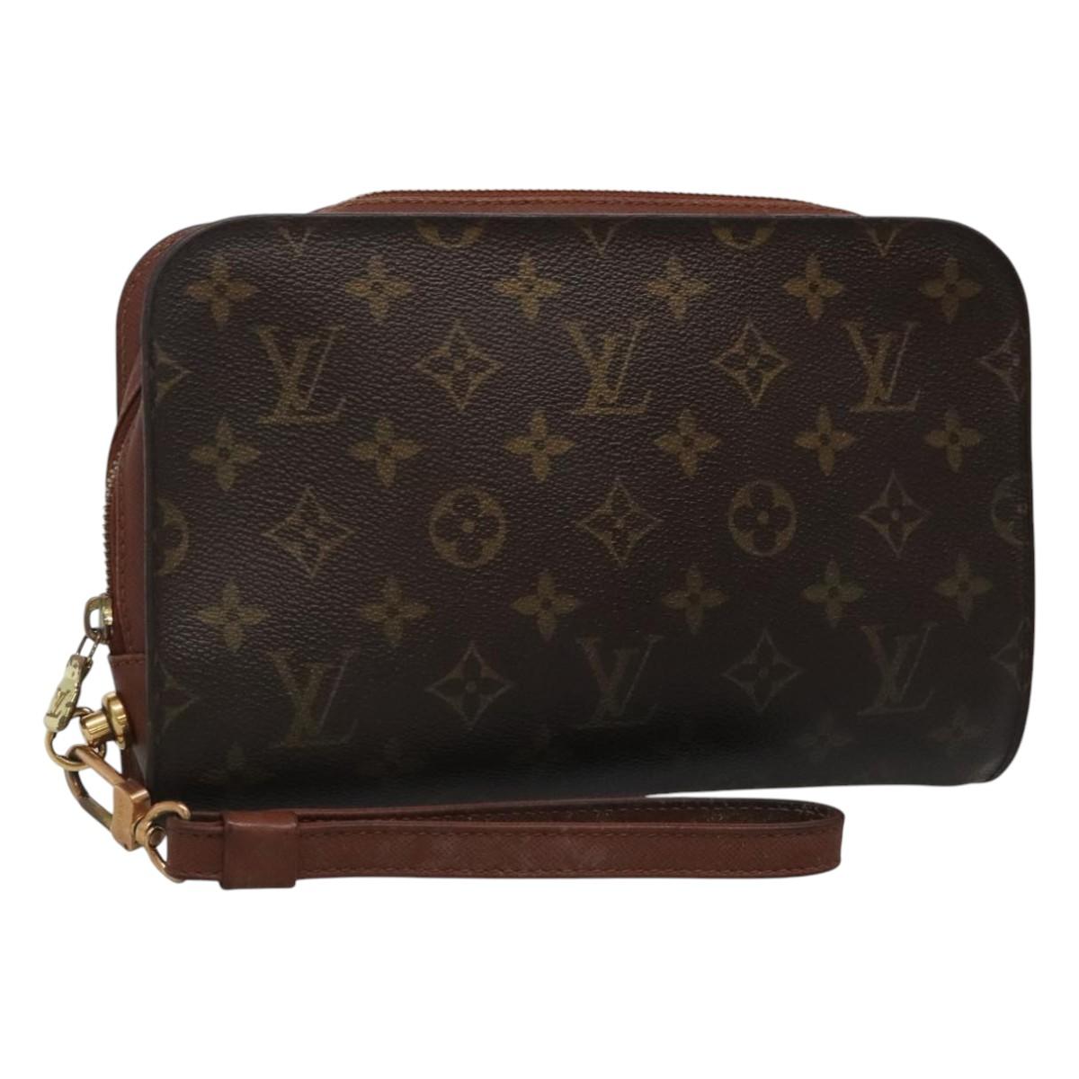 LOUIS VUITTON Monogram Orsay Clutch Bag M51790 LV Auth 113521