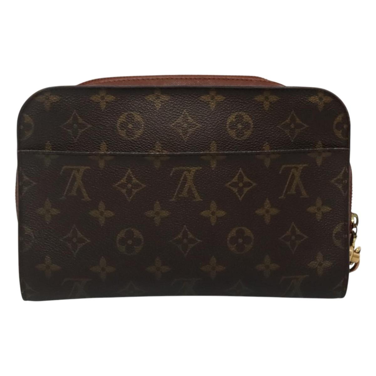 LOUIS VUITTON Monogram Orsay Clutch Bag M51790 LV Auth 113521