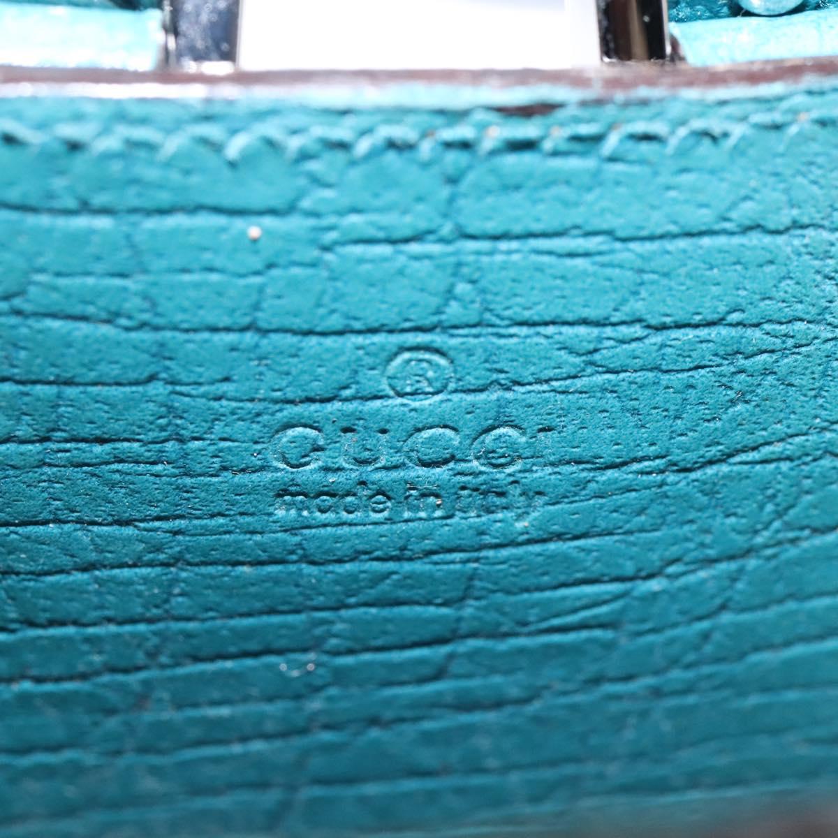 GUCCI GG Supreme Pouch PVC Leather Beige 125848 Auth 113564