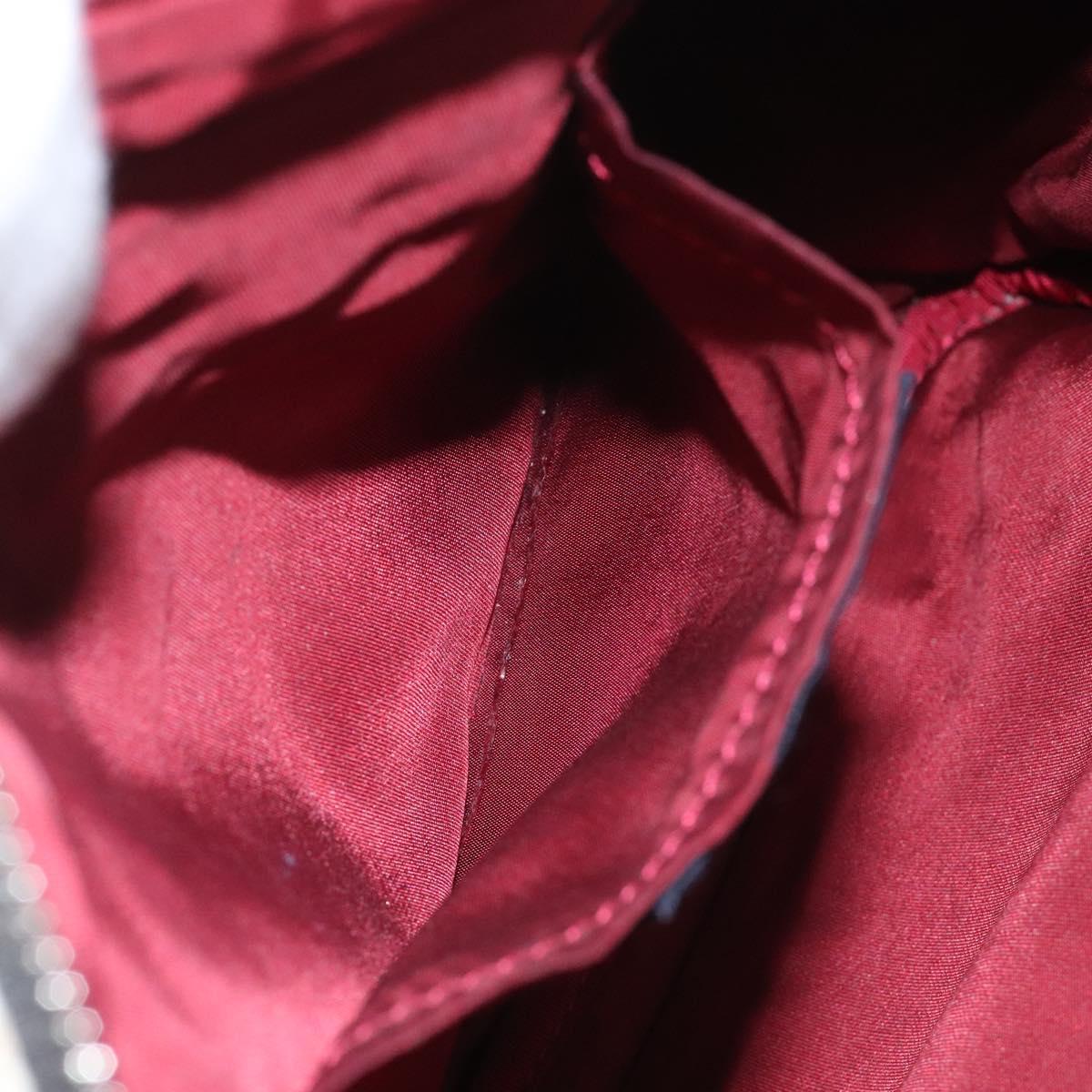 BURBERRY Nova Check Hand Bag Wool Beige Auth 113600