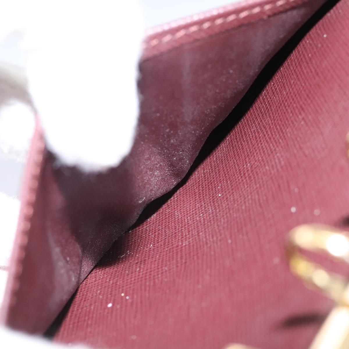 LOUIS VUITTON Monogram Mini Agenda PM Day Planner Cover Red R20912 Auth 113615