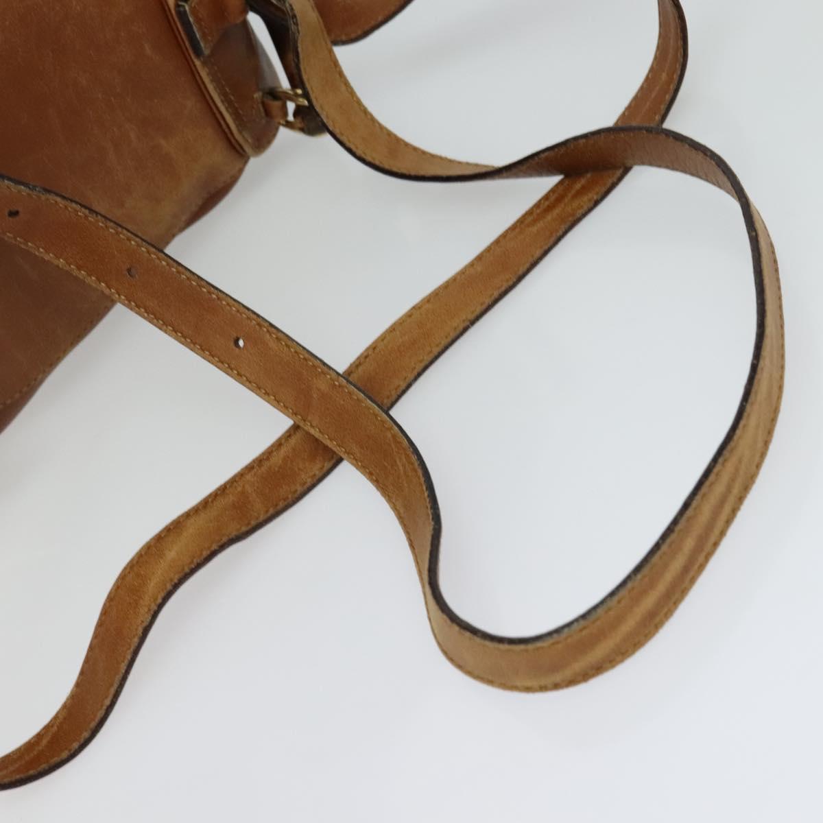 GUCCI Bamboo Backpack Leather Brown 003 1956 0030 Auth 113656