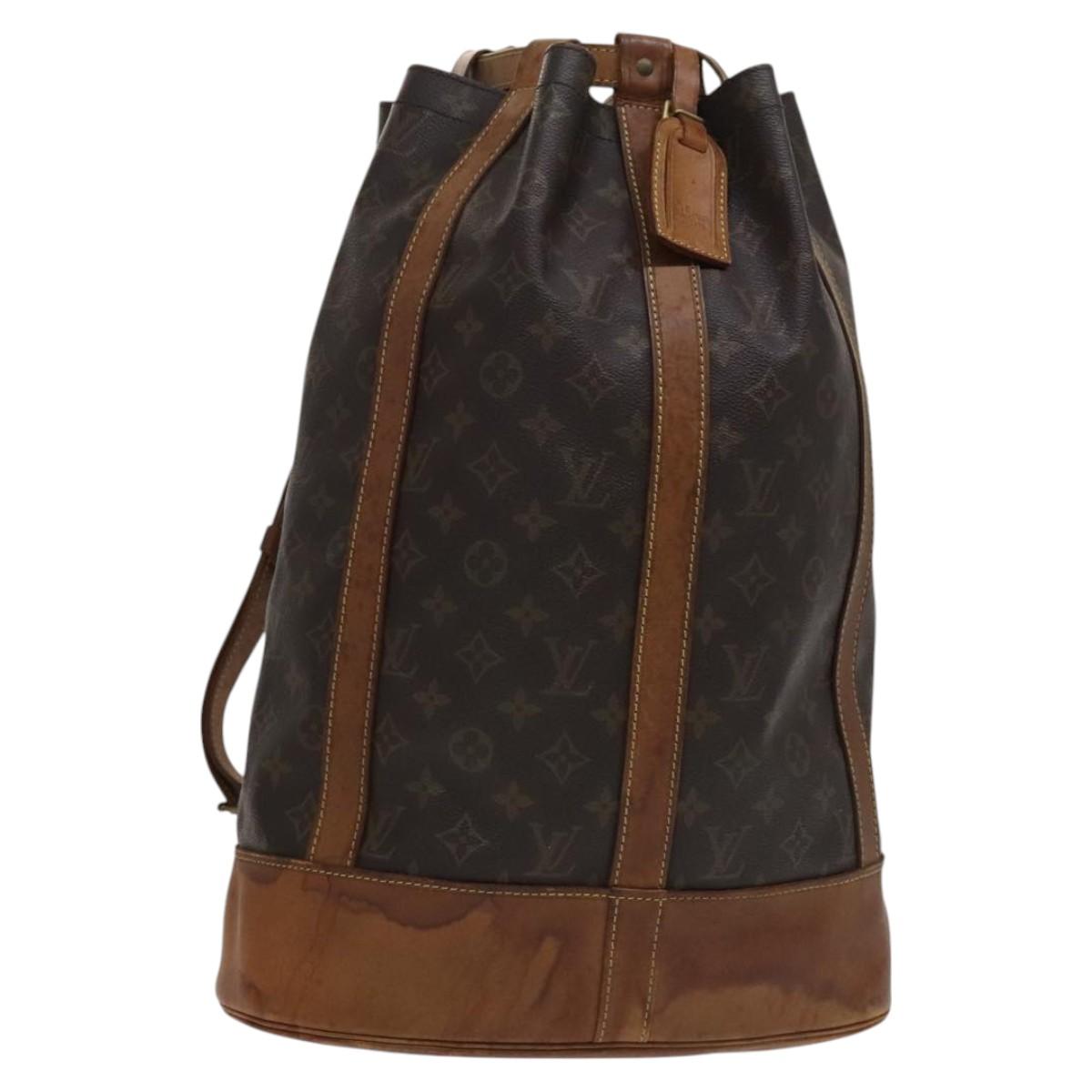 LOUIS VUITTON Monogram Randonnee GM Shoulder Bag M42244 LV Auth 113693