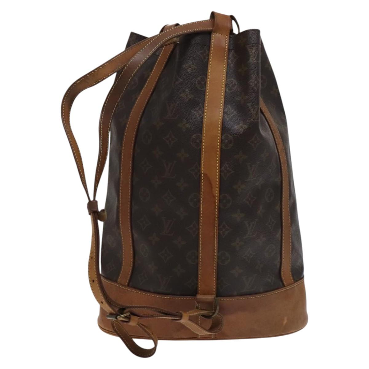 LOUIS VUITTON Monogram Randonnee GM Shoulder Bag M42244 LV Auth 113693