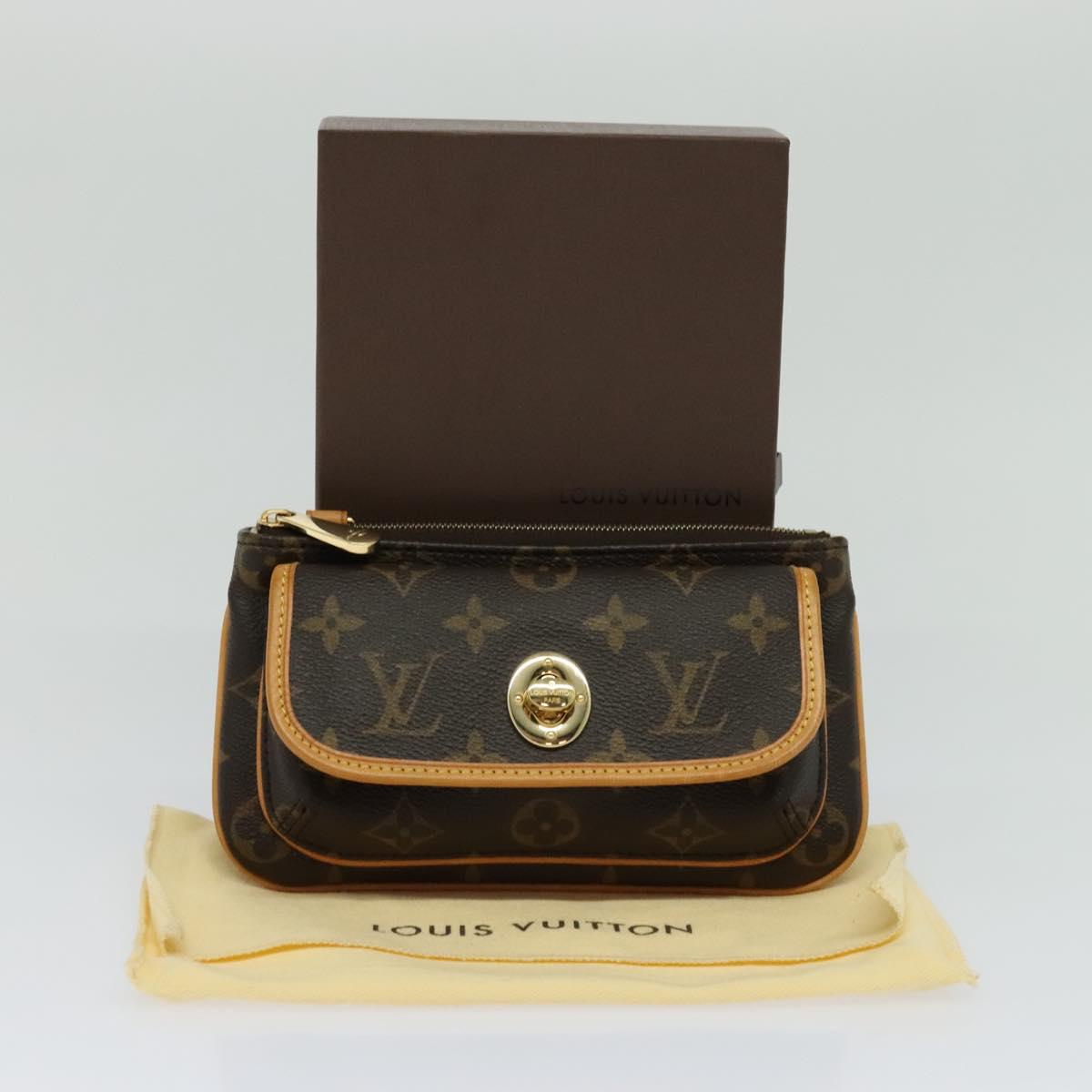 LOUIS VUITTON Monogram Pochette Tikal Pouch M60019 LV Auth 113704AV