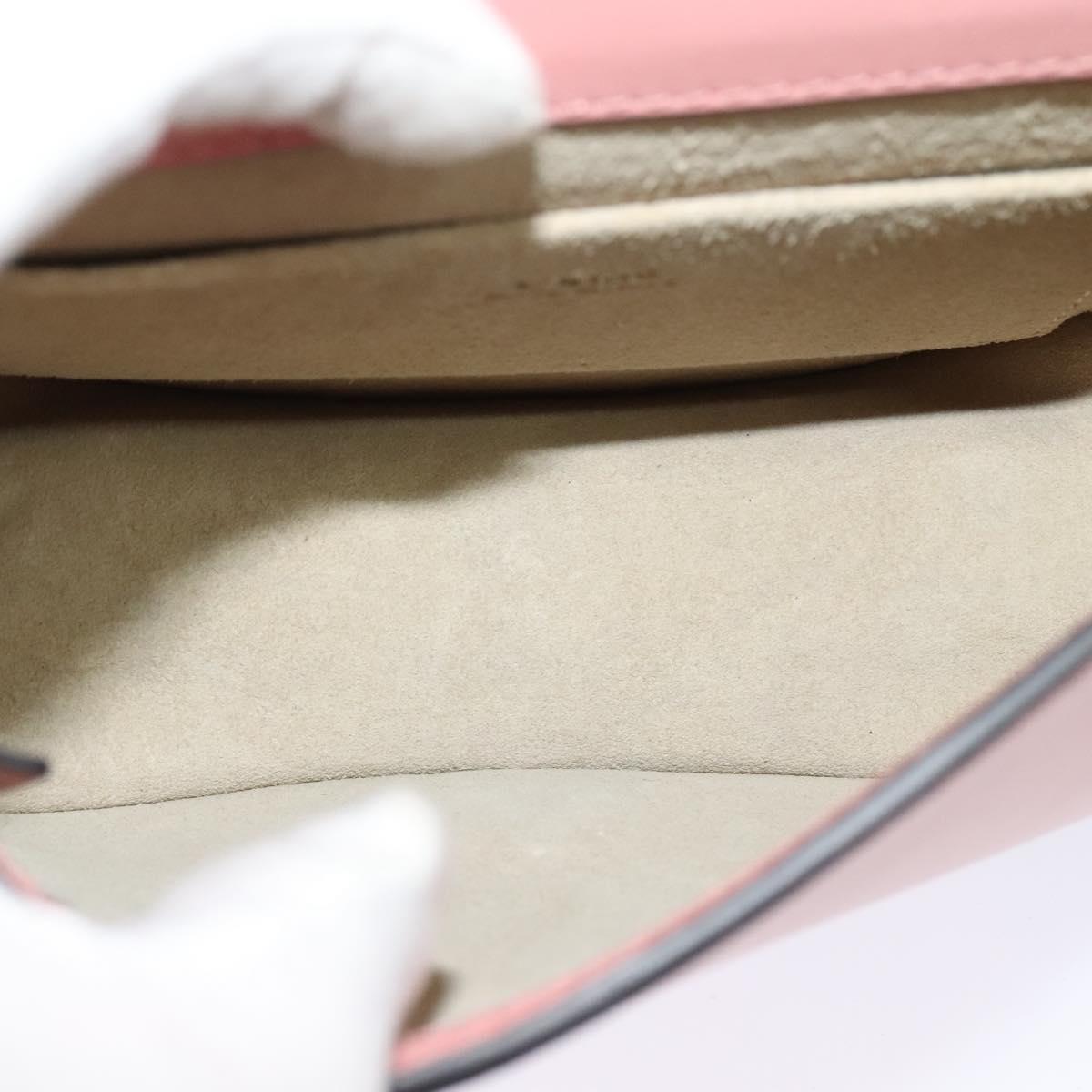 Chloe Nile Hand Bag Leather 2way Pink Gold Auth 113735V