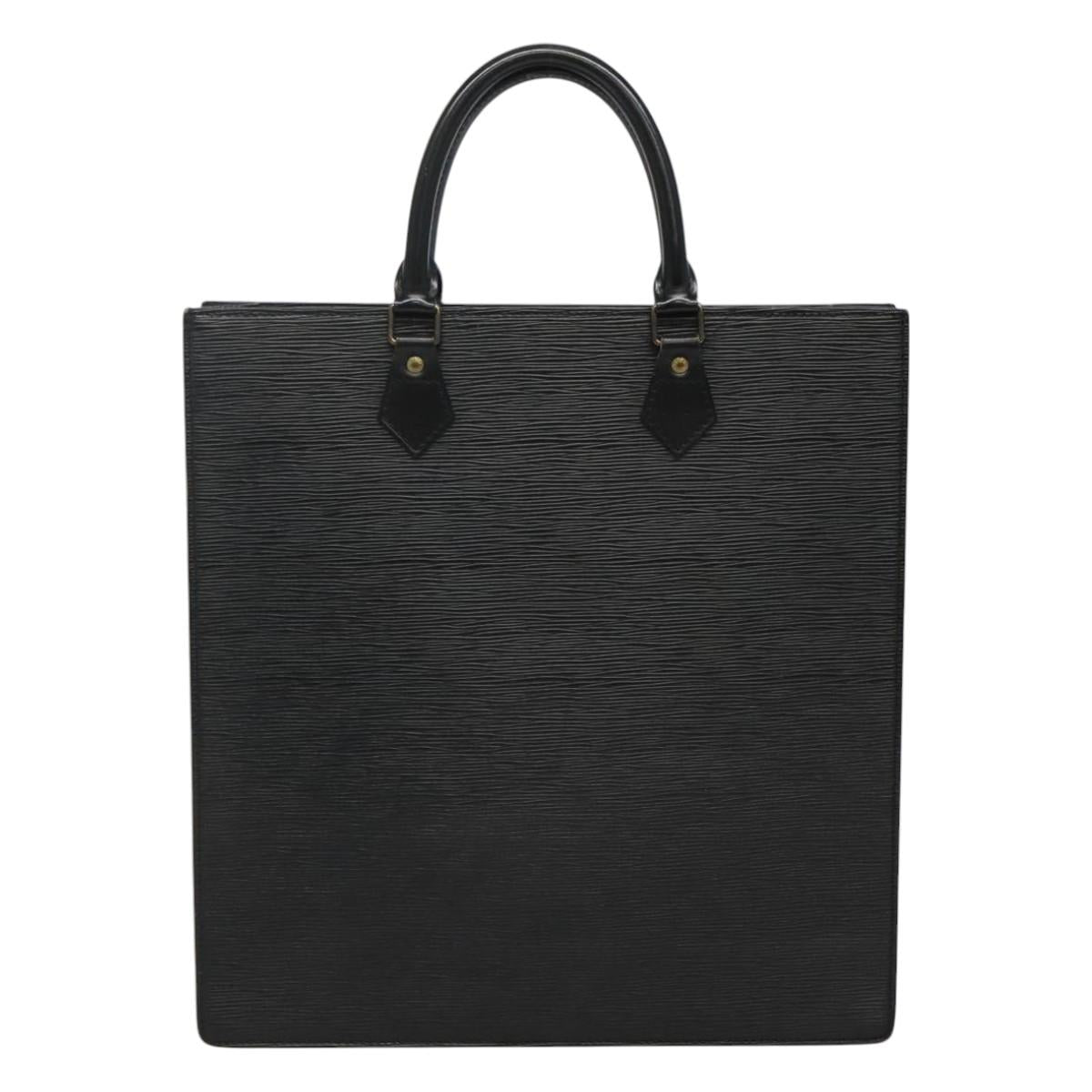 LOUIS VUITTON Epi Sac Plat Hand Bag Black M59082 LV Auth 113765