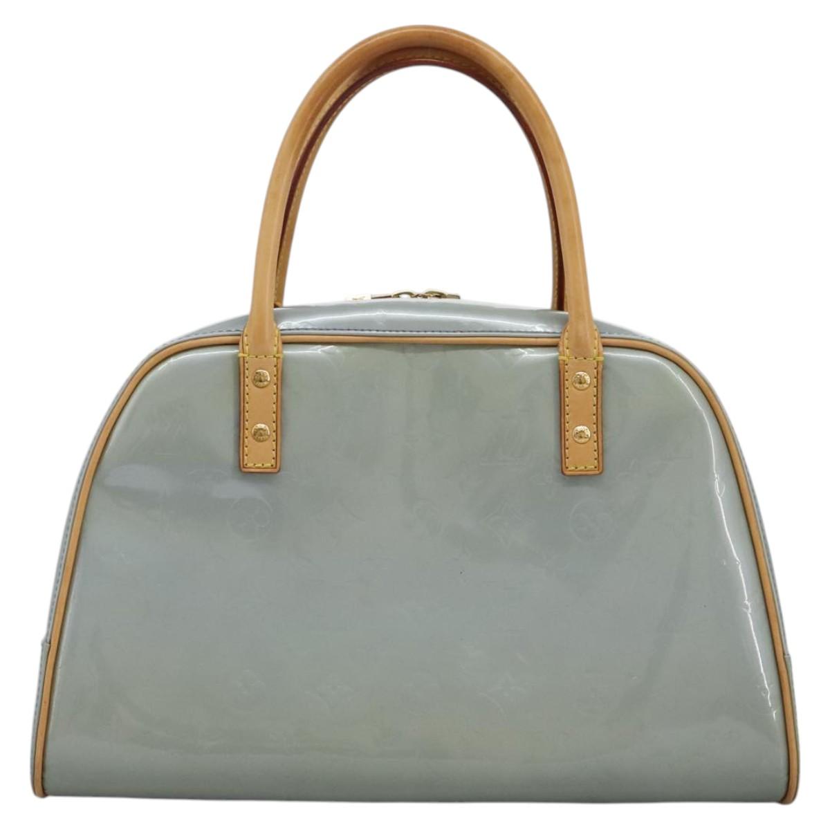 LOUIS VUITTON Vernis Tompkins Square Hand Bag Lavande M91103 LV Auth 113777V