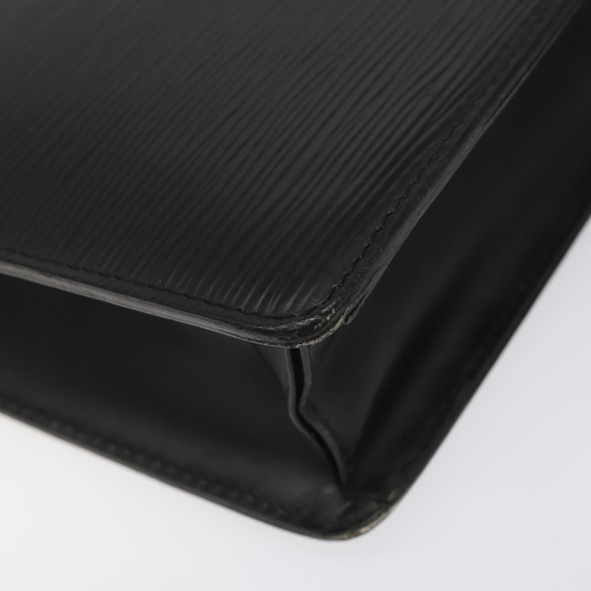LOUIS VUITTON Epi Pochette Homme Clutch Bag Black Noir M52522 LV Auth 113778