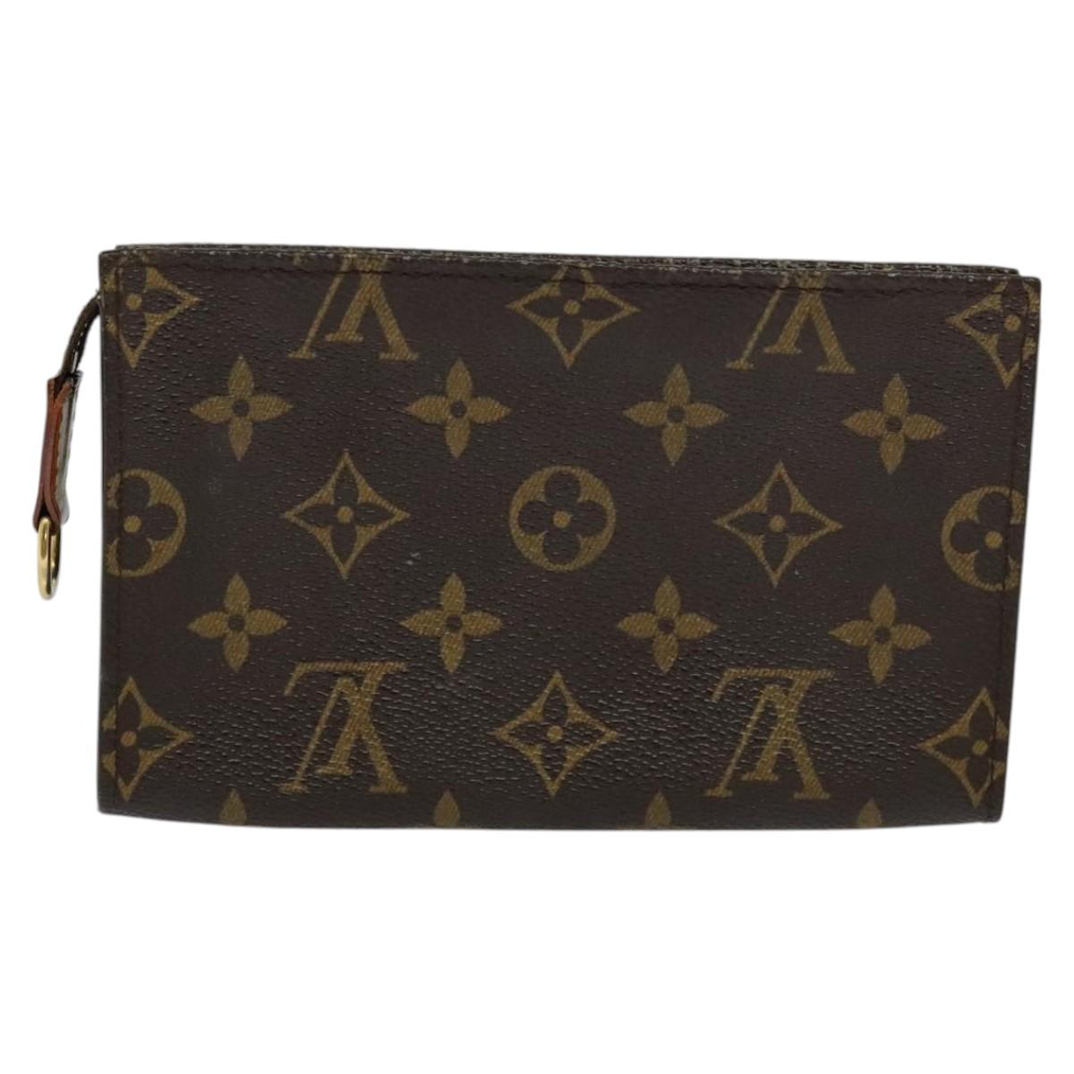 LOUIS VUITTON Monogram Bucket PM Accessory Pouch LV Auth 113795