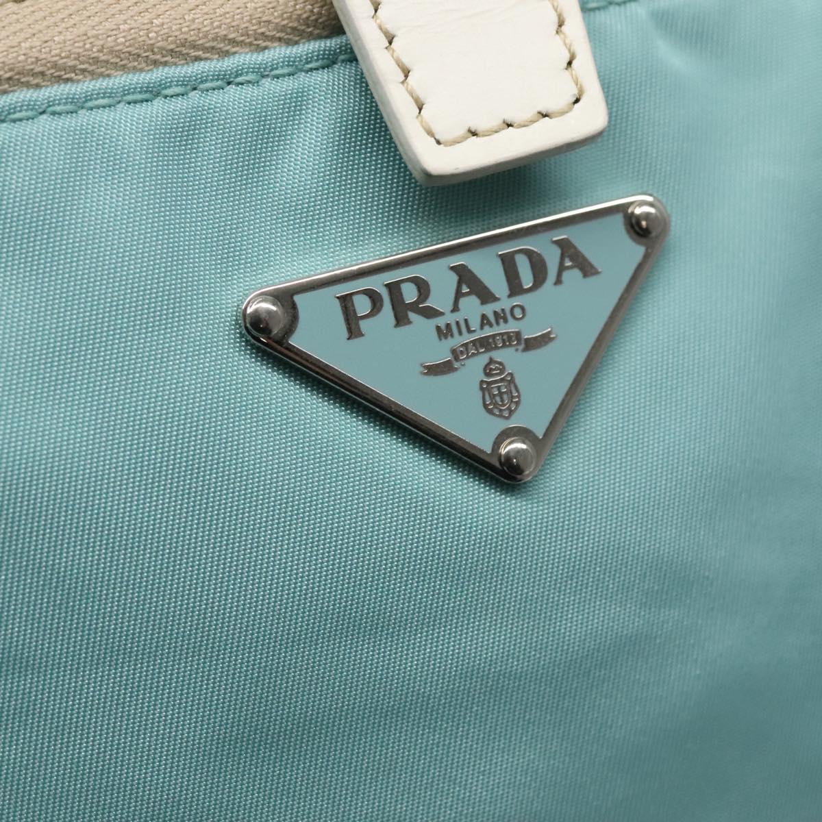 PRADA Backpack Nylon Light Blue Auth 113817V