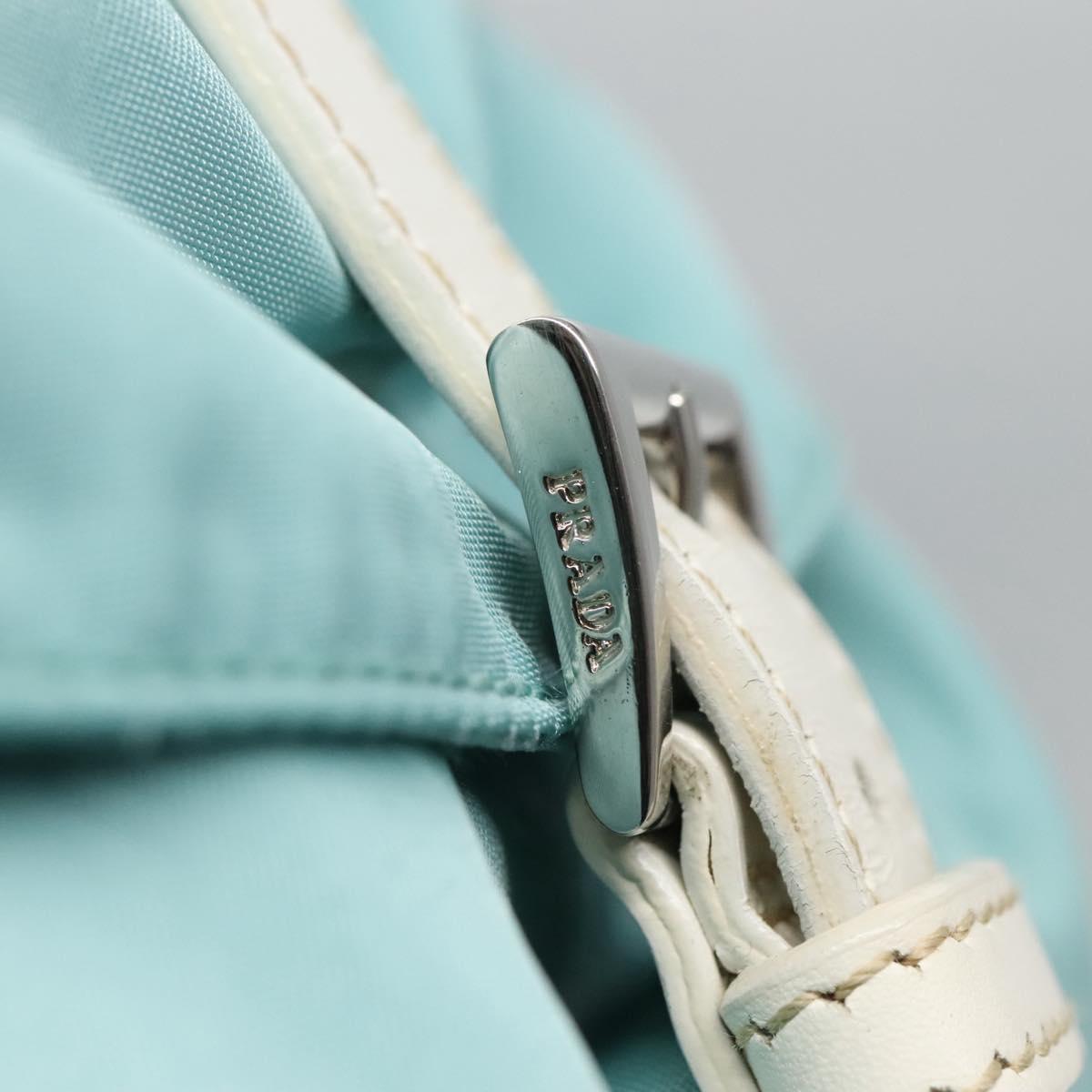 PRADA Backpack Nylon Light Blue Auth 113817V