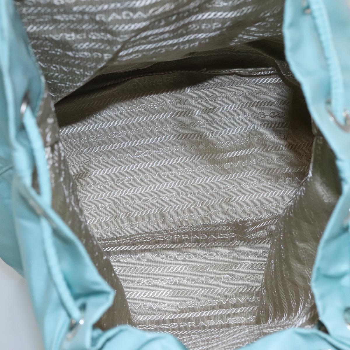PRADA Backpack Nylon Light Blue Auth 113817V