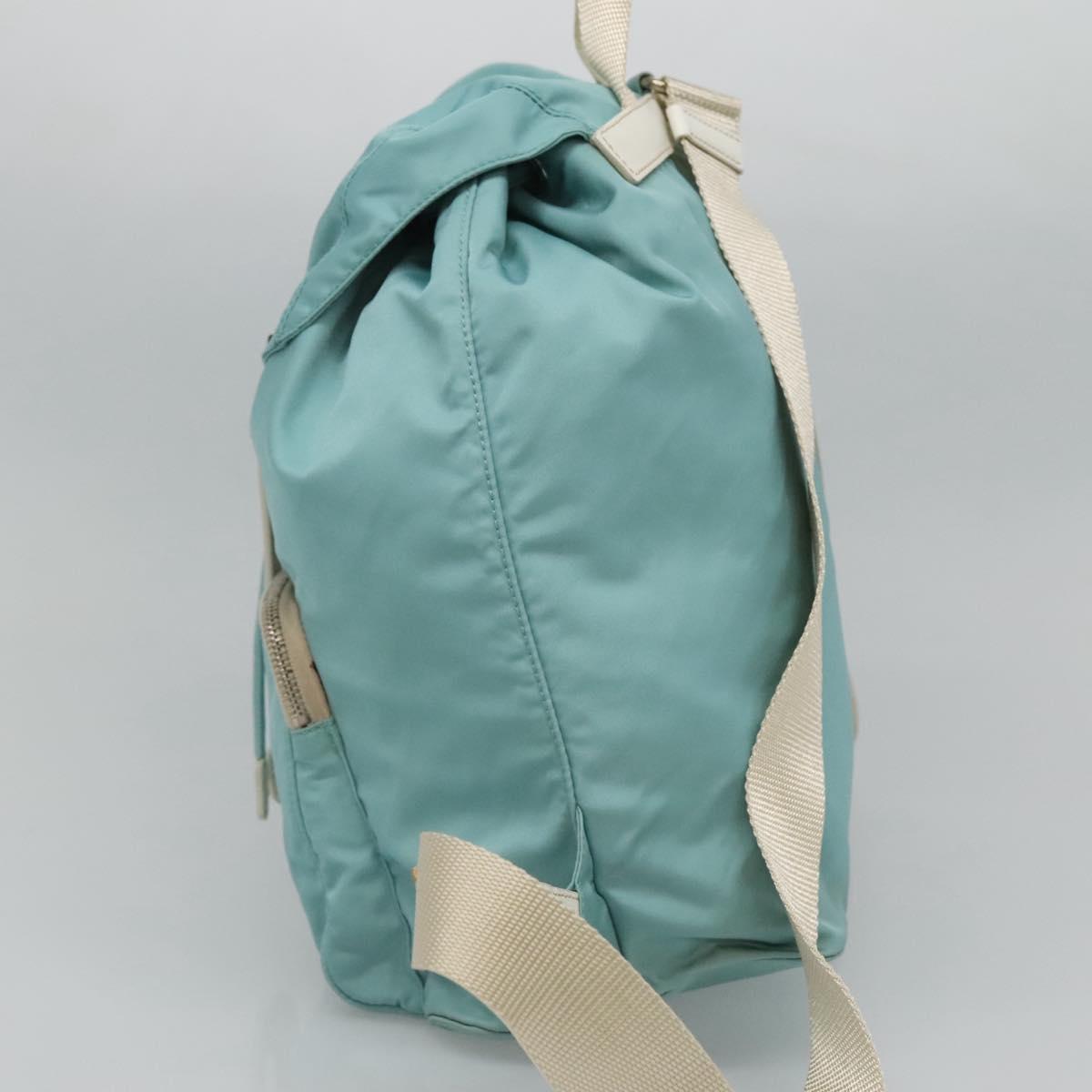 PRADA Backpack Nylon Light Blue Auth 113817V