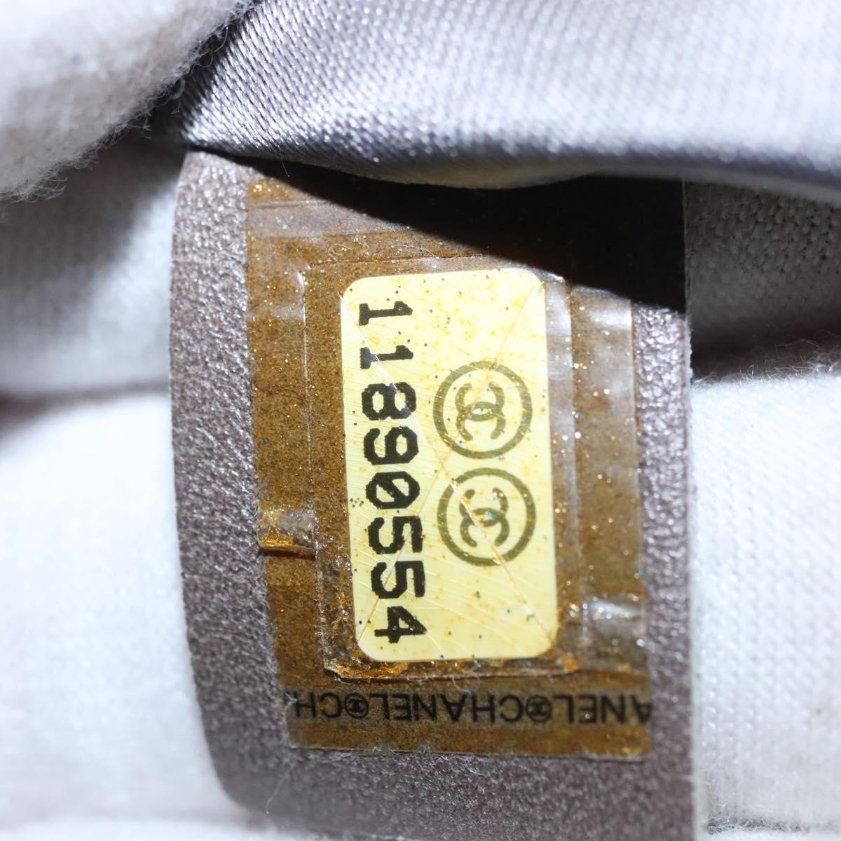 CHANEL Melrose Cabas Hand Bag Nylon Pink CC Auth 113819