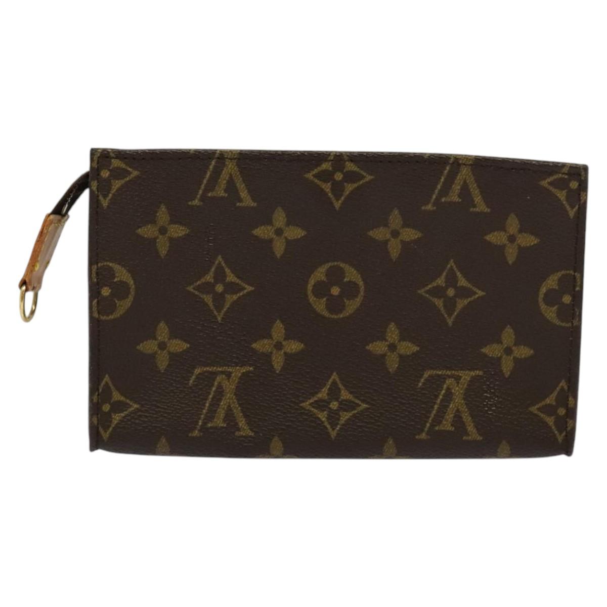 LOUIS VUITTON Monogram Bucket PM Accessory Pouch LV Auth 114014