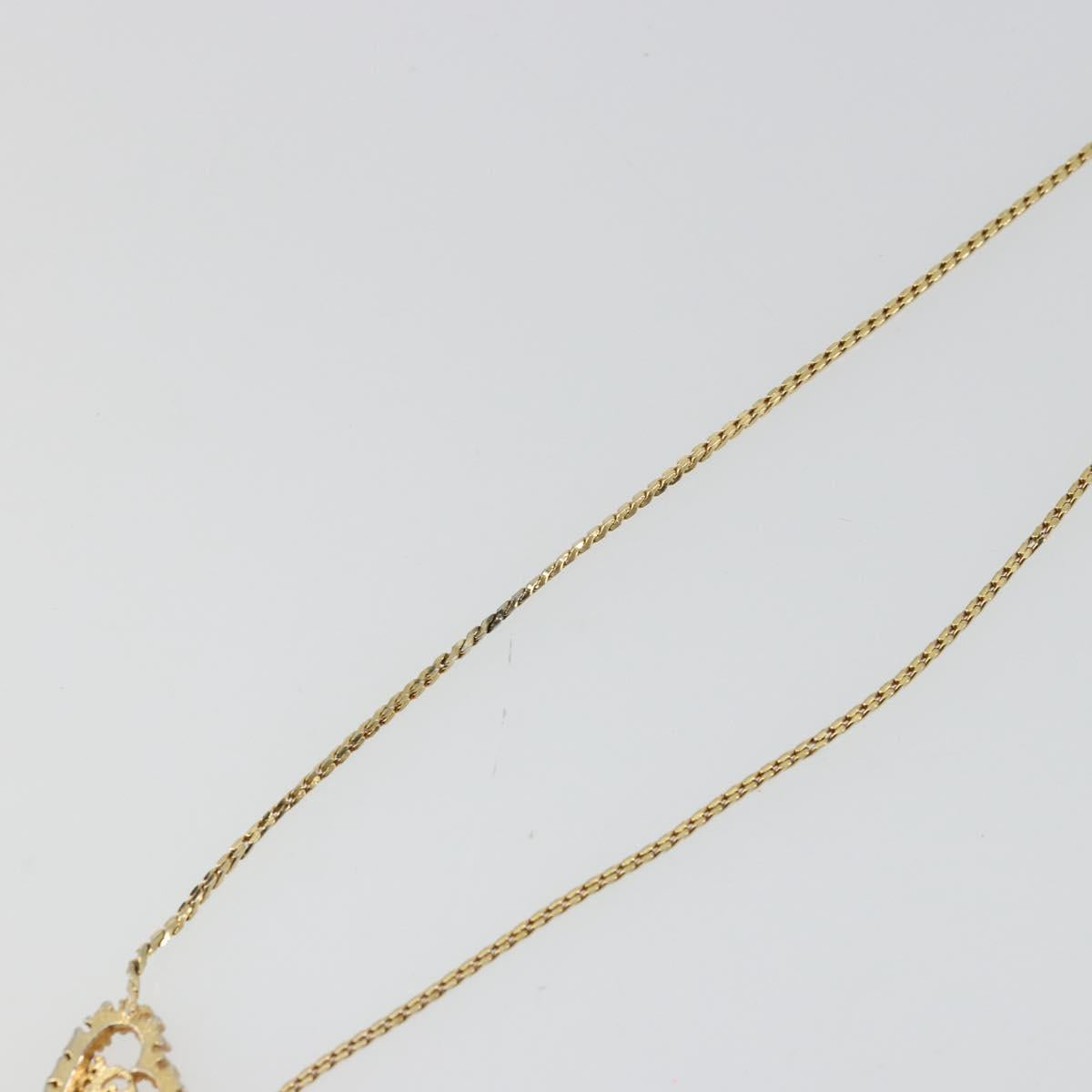 Christian Dior Necklace metal Gold Auth 114153