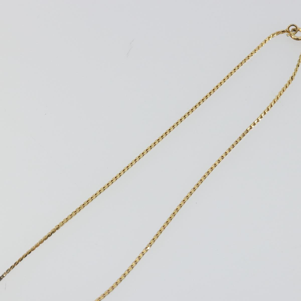 Christian Dior Necklace metal Gold Auth 114153