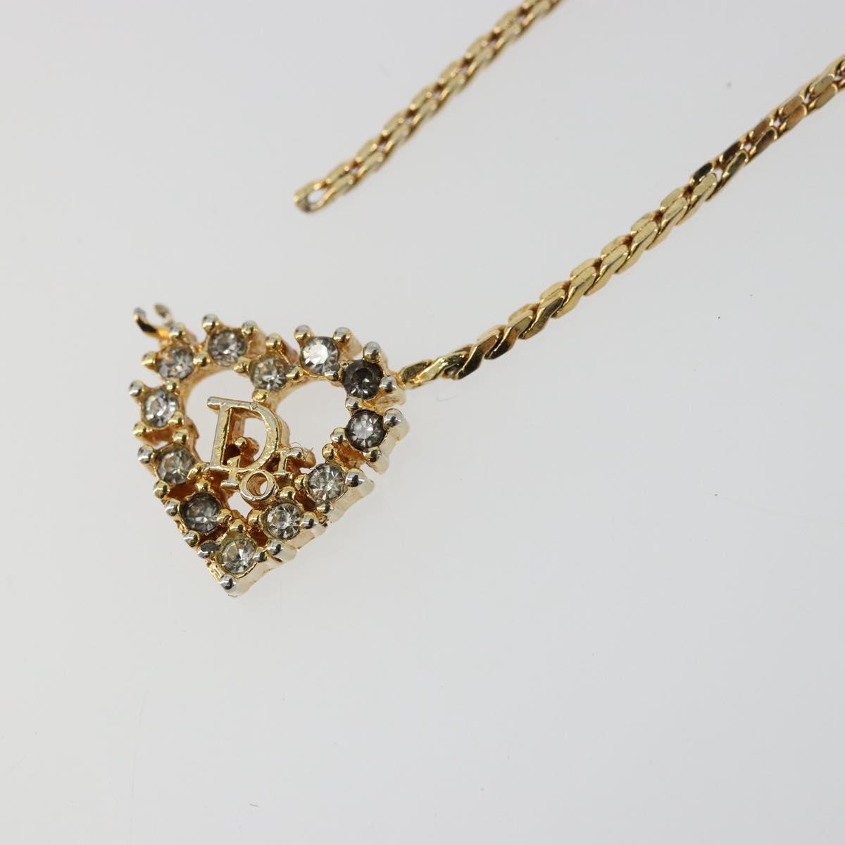 Christian Dior Necklace metal Gold Auth 114153
