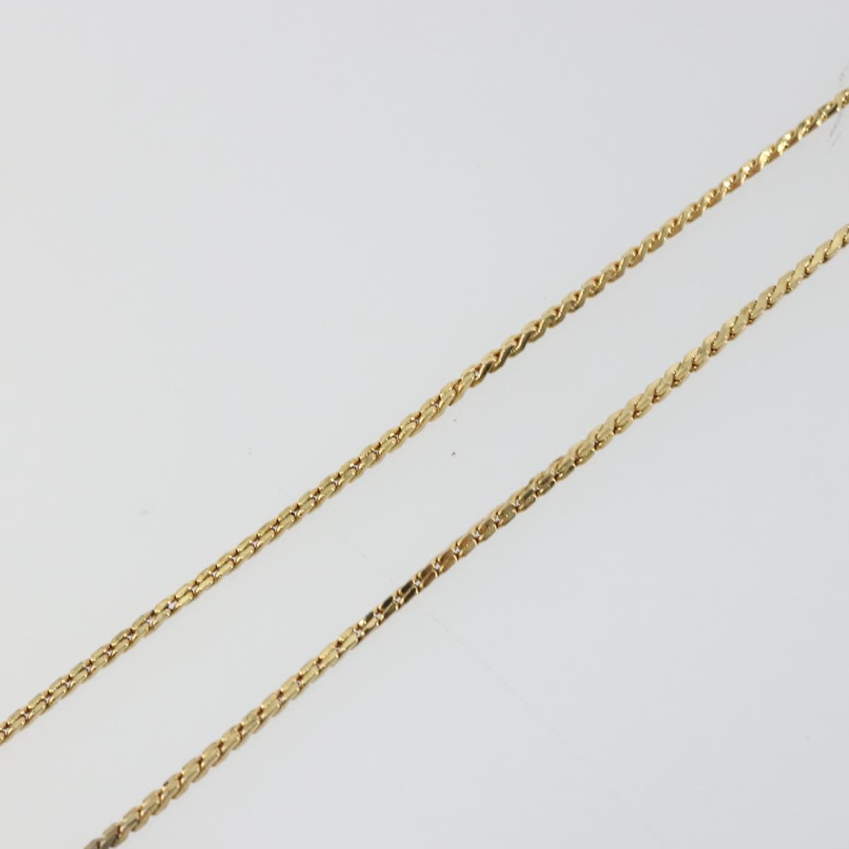 Christian Dior Necklace metal Gold Auth 114153