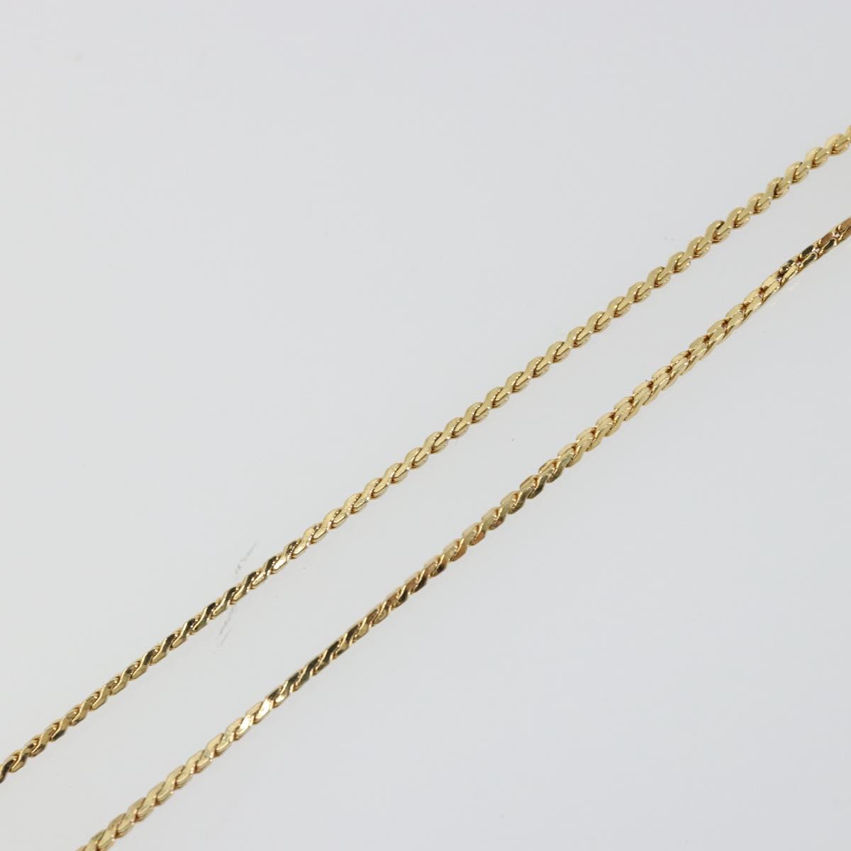 Christian Dior Necklace metal Gold Auth 114153
