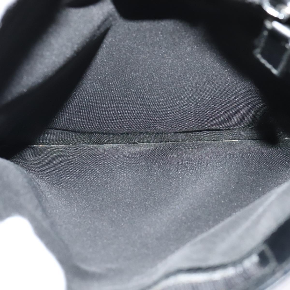 GUCCI GG Canvas Shoulder Bag Black 019 0348 Auth 114185