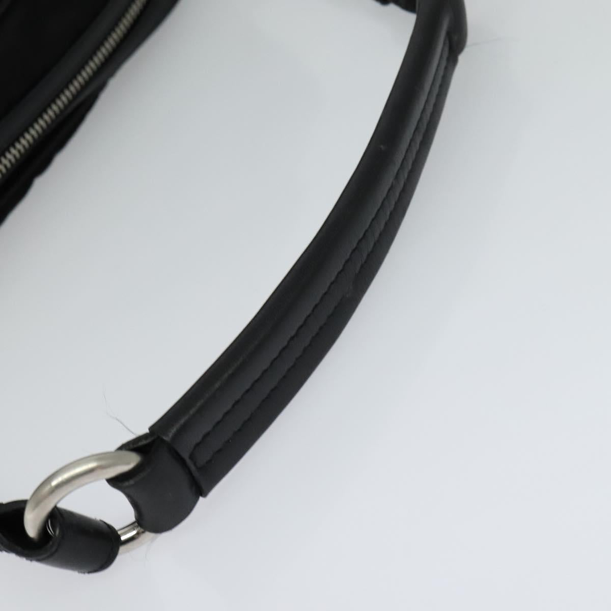 PRADA Shoulder Bag Nylon Black Auth 114205