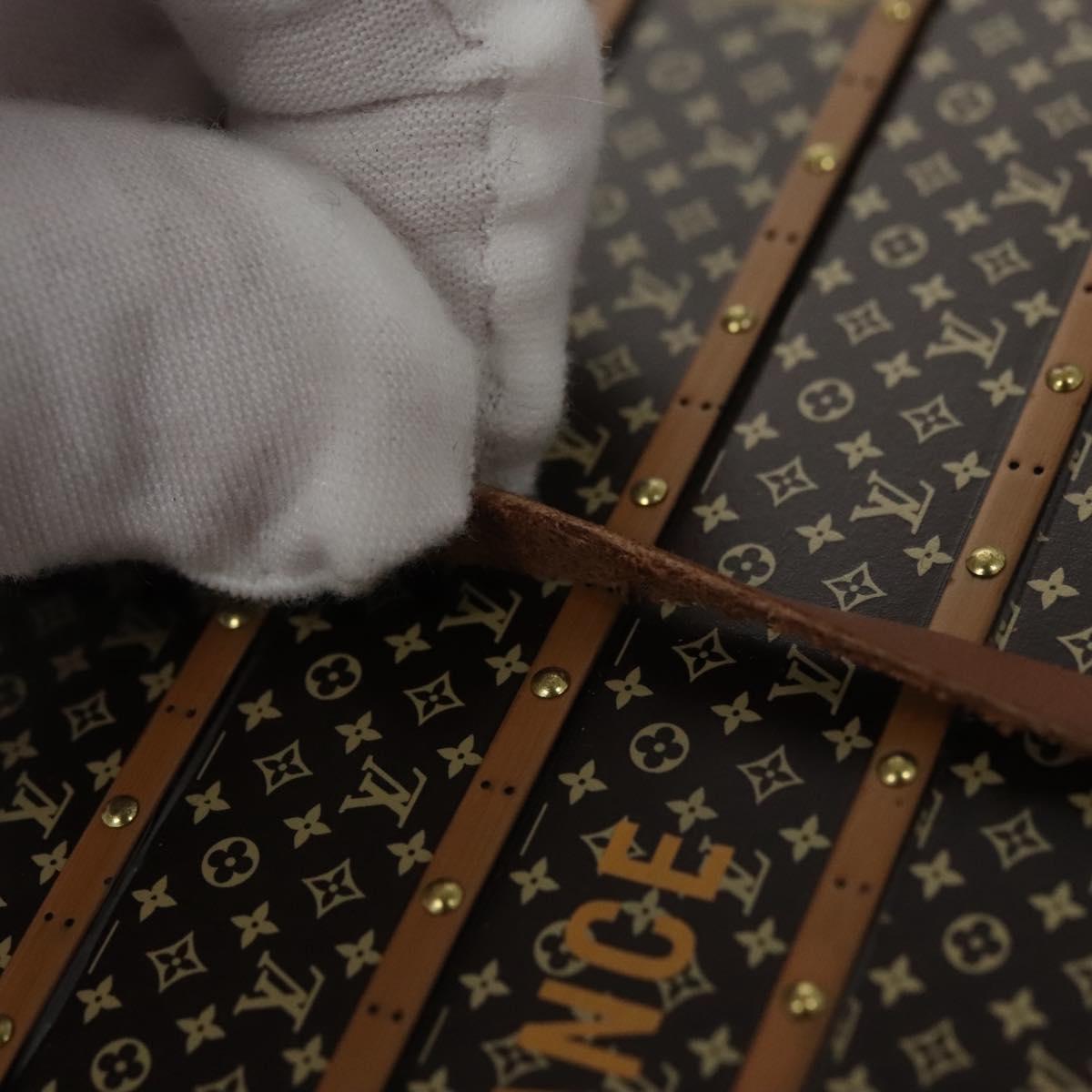 LOUIS VUITTON Miss France Paper Weight Brown M99408 LV Auth 114265