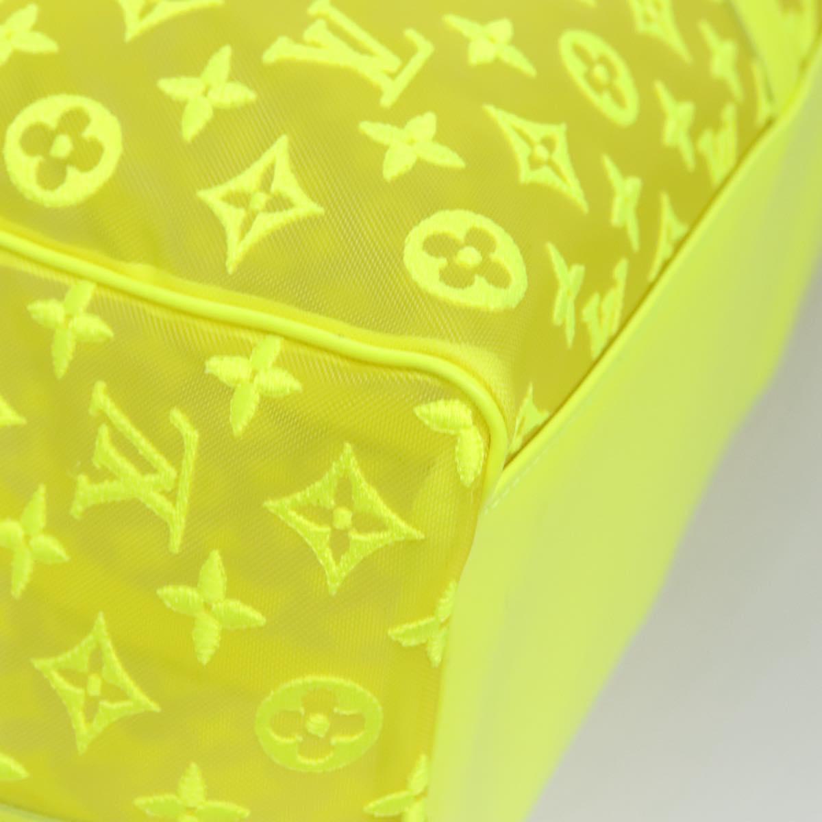 LOUIS VUITTON See Through Keepall Bandouliere 50 Bag Yellow M55380 Auth 114280S