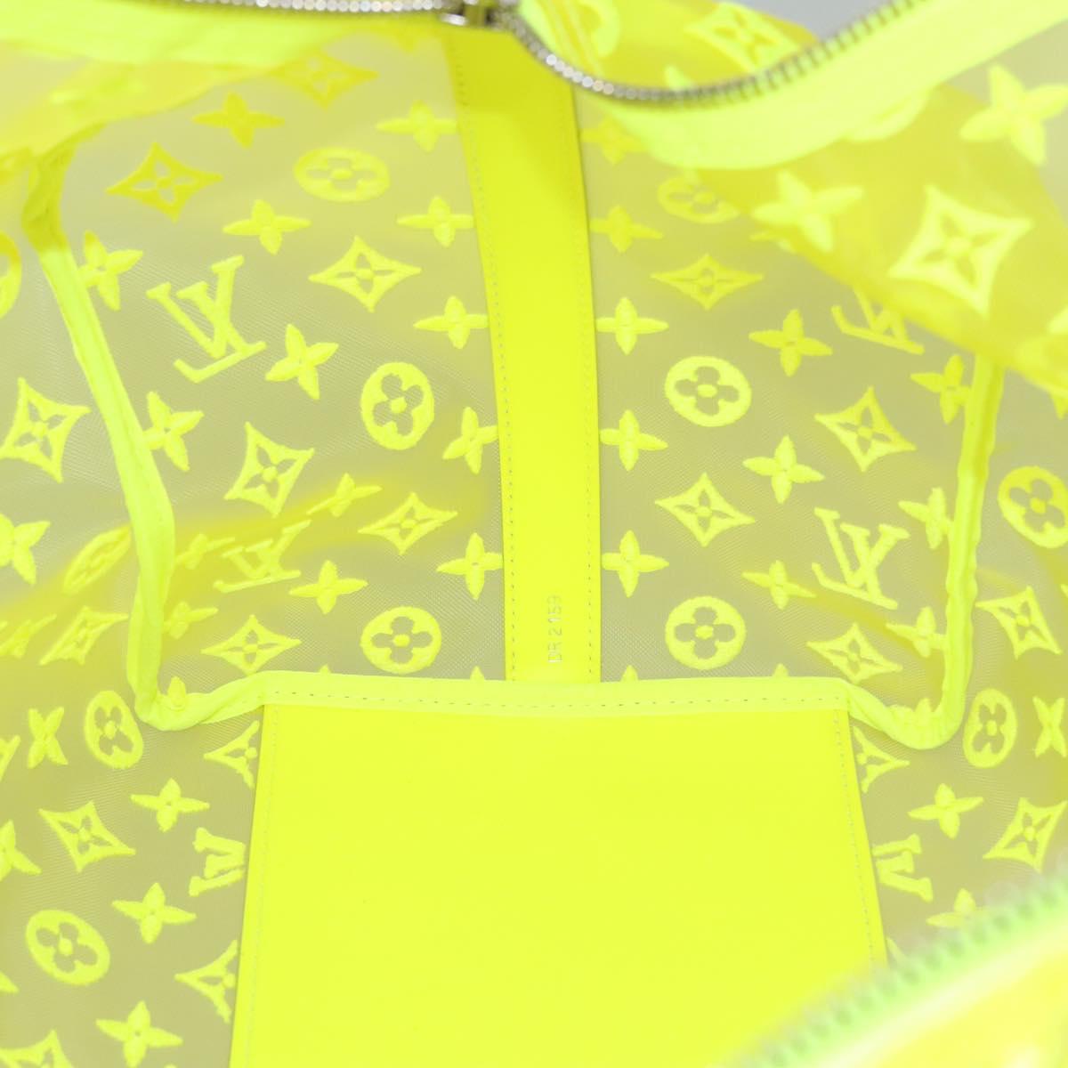 LOUIS VUITTON See Through Keepall Bandouliere 50 Bag Yellow M55380 Auth 114280S