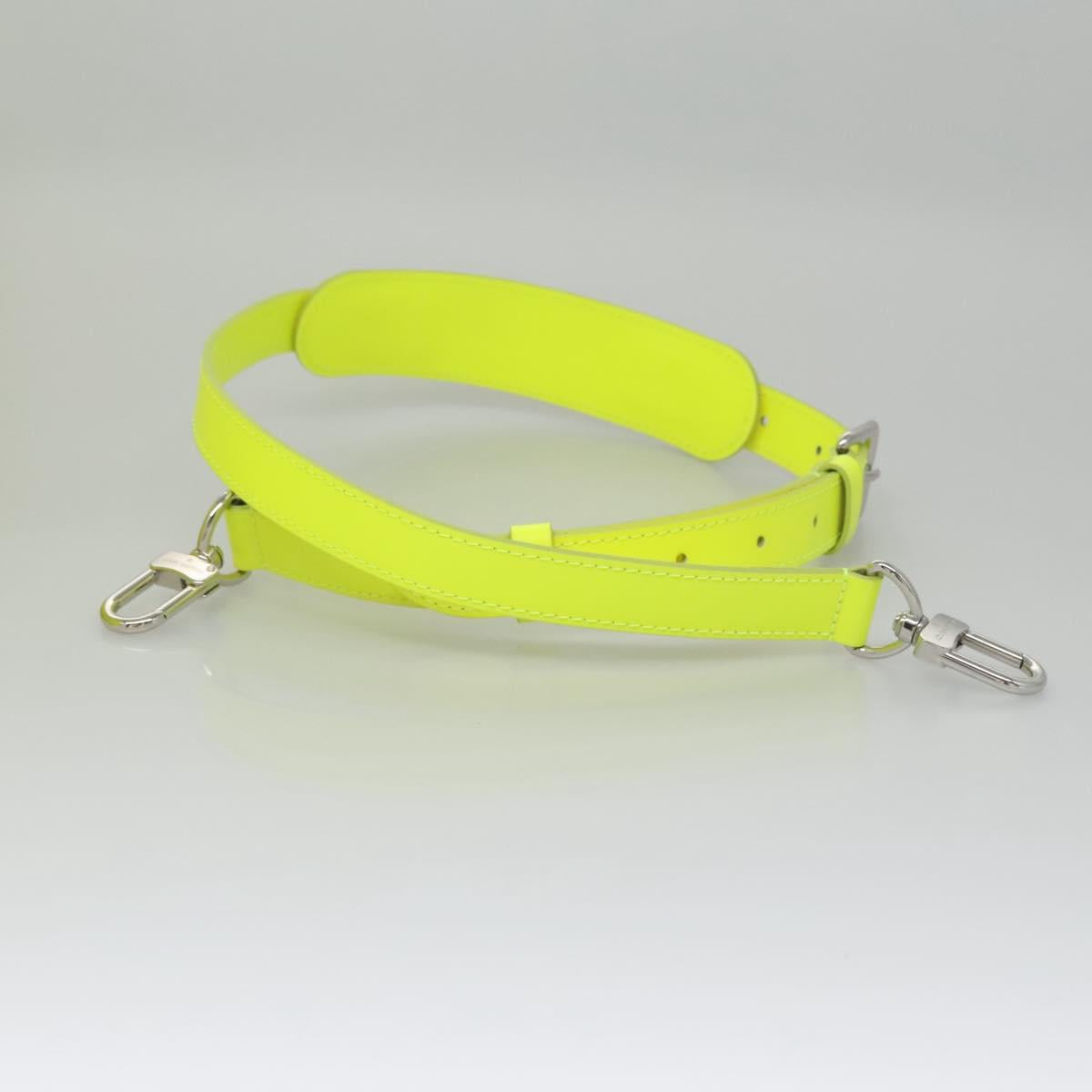 LOUIS VUITTON See Through Keepall Bandouliere 50 Bag Yellow M55380 Auth 114280S