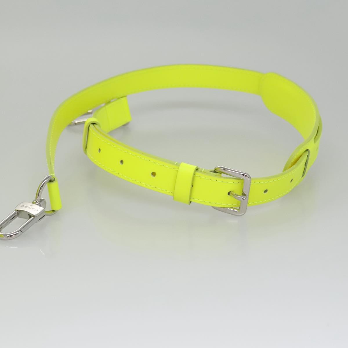 LOUIS VUITTON See Through Keepall Bandouliere 50 Bag Yellow M55380 Auth 114280S