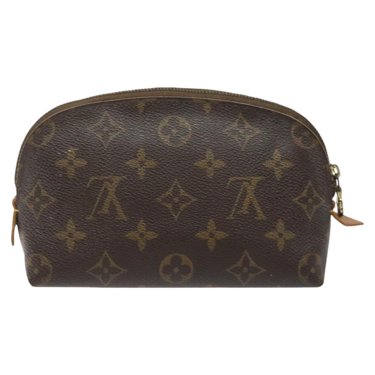 LOUIS VUITTON Monogram Pochette Cosmetic PM Cosmetic Pouch M47515 LV Auth 114288
