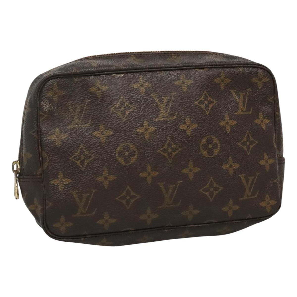 LOUIS VUITTON Monogram Trousse Toilette 23 Clutch Bag M47524 LV Auth 114308