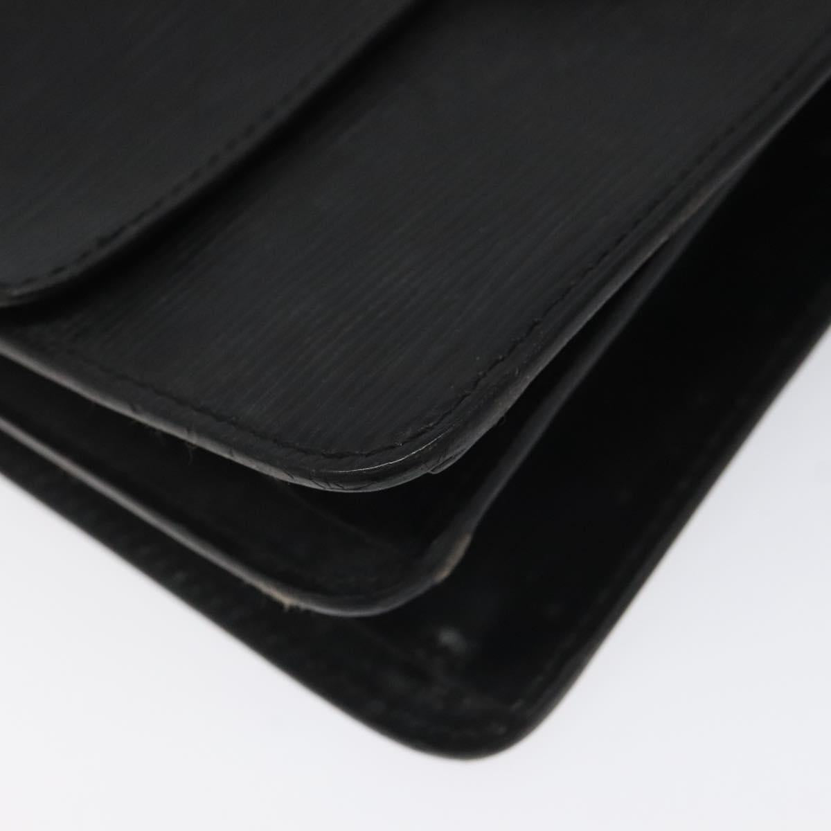 LOUIS VUITTON Epi Free Run Shoulder Bag Black M52402 LV Auth 114385