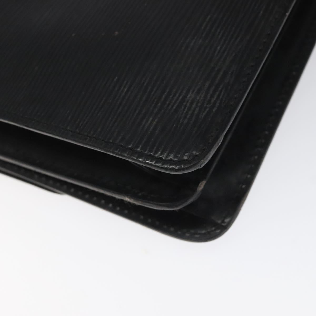 LOUIS VUITTON Epi Free Run Shoulder Bag Black M52402 LV Auth 114385