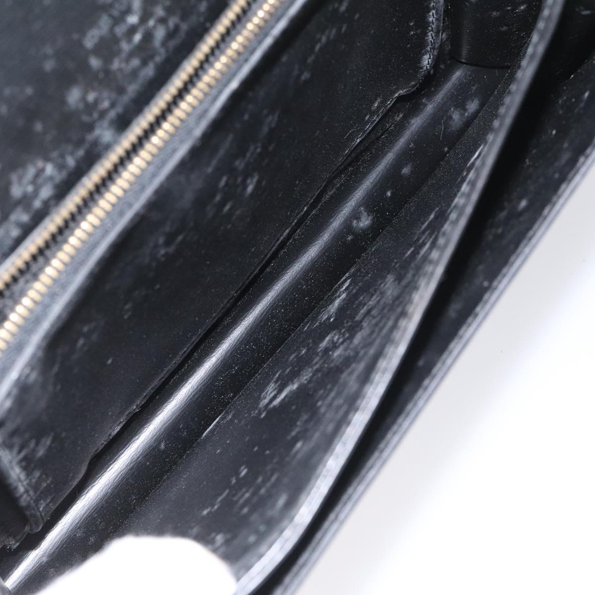 LOUIS VUITTON Epi Free Run Shoulder Bag Black M52402 LV Auth 114385