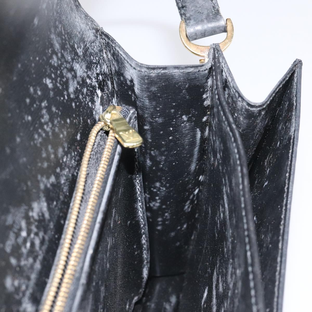 LOUIS VUITTON Epi Free Run Shoulder Bag Black M52402 LV Auth 114385